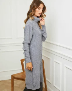 Robe Charlotte grise-Fleur de cachemire Online