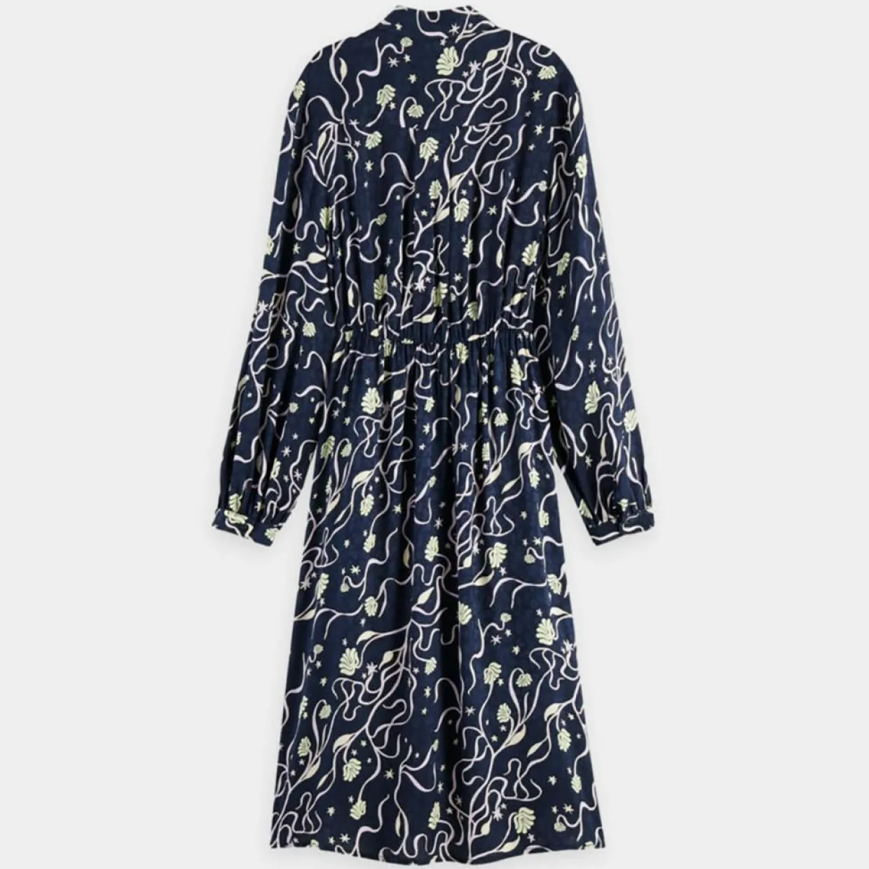 Robe Chemise Cosmos bleu nuit/violet-Scotch & Soda Online