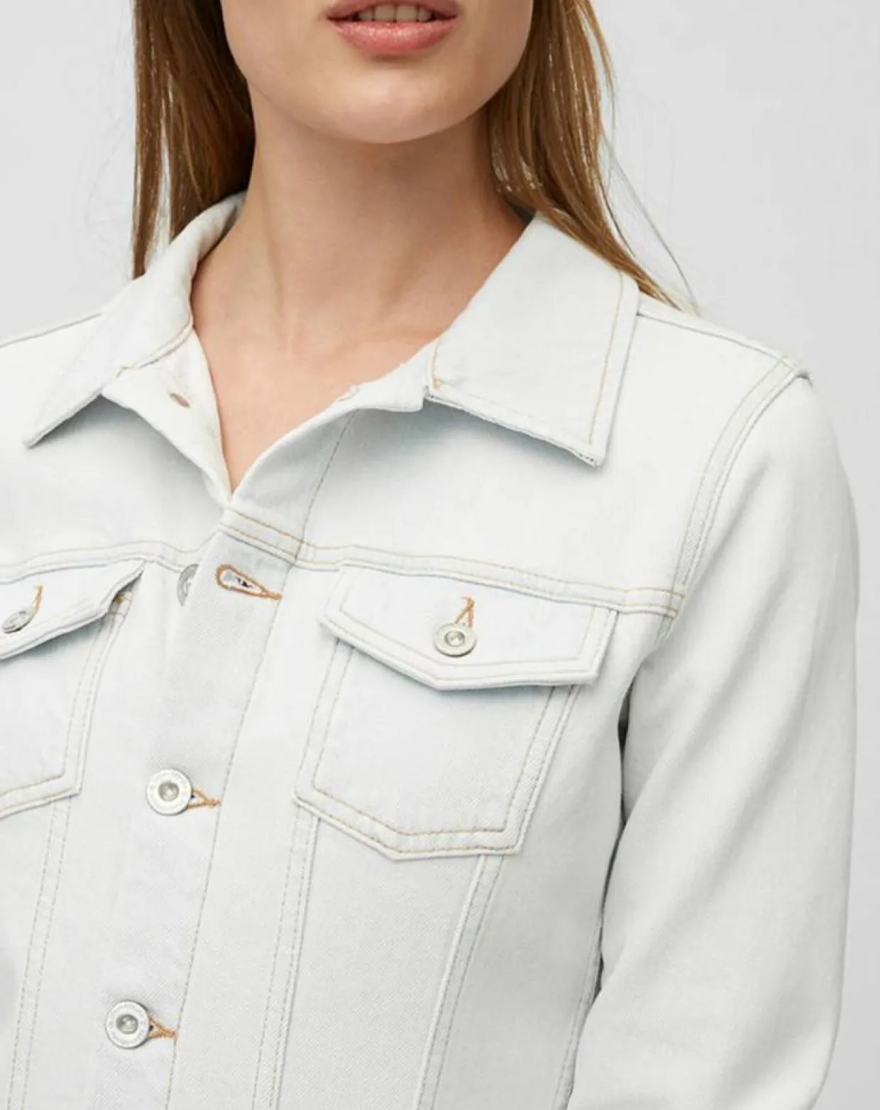 Femme Marc O'Polo Robes^Robe chemise en Jean cintrée bleu clair