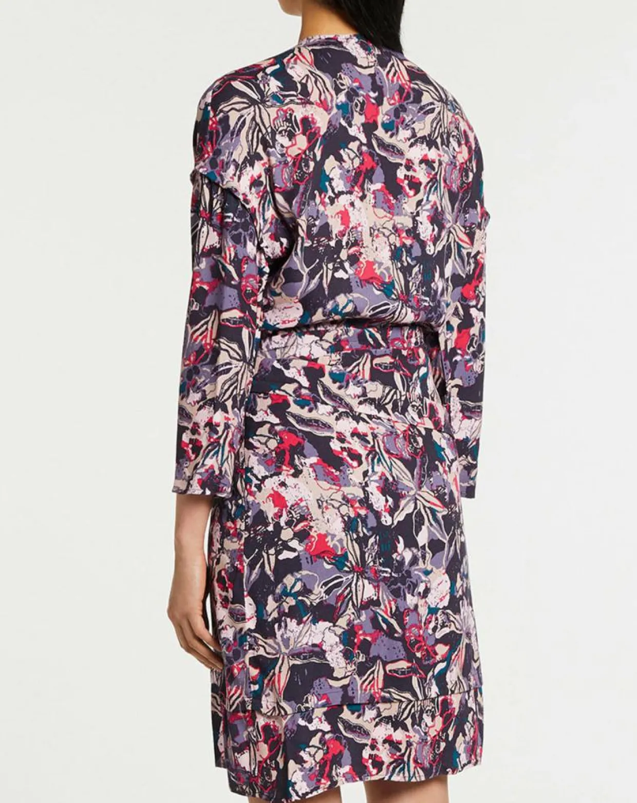 Robe Clavie imprimée rose/violet-Suncoo Clearance