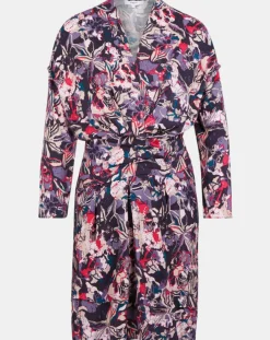 Robe Clavie imprimée rose/violet-Suncoo Clearance