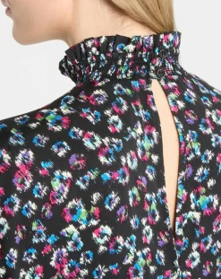 Robe courte et droite Cannelle imprimé fantaisie multicolore-Galeries Lafayette Clearance