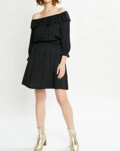 Femme Scotch & Soda Robes^Robe courte fluide imprimée bleu nuit/noir