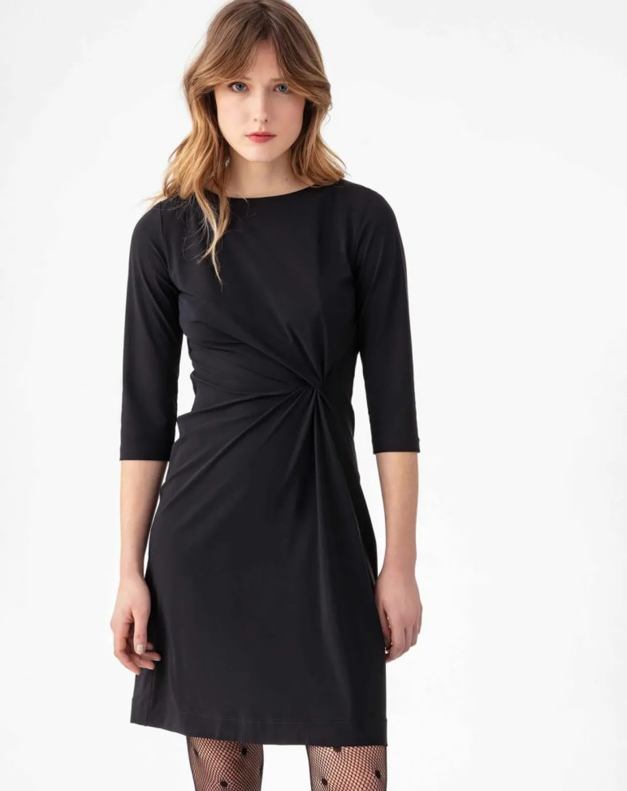 Robe Courte Gisele noire-Indies Hot