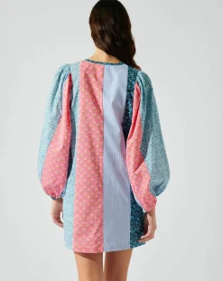 Robe courte patchwork-Manoush