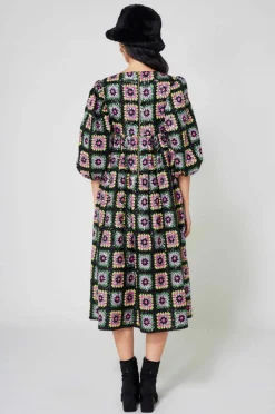 Femme Manoush Robes^Robe Crochet Paillette & Sequins multicolore