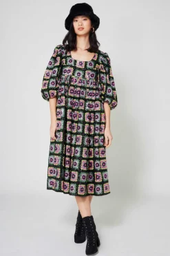 Femme Manoush Robes^Robe Crochet Paillette & Sequins multicolore