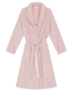 Femme Le Chat Lingerie, Nuit^Robe de chambre en peluche flanelle Essentiel bois de rose