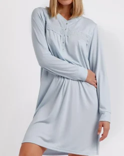 Robe de chambre Juno bleu ciel-Admas Classic Online