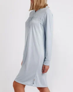 Robe de chambre Juno bleu ciel-Admas Classic Online