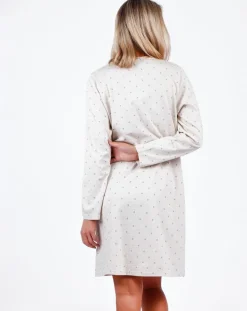 Femme Mr Wonderful Lingerie, Nuit^Robe de nuit You are enough beige/bleu