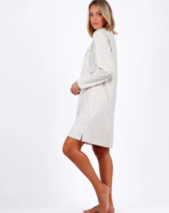 Femme Mr Wonderful Lingerie, Nuit^Robe de nuit You are enough beige/bleu