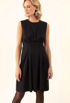 Femme Bleu Blanc Rouge Robes^Robe Dhelia noir