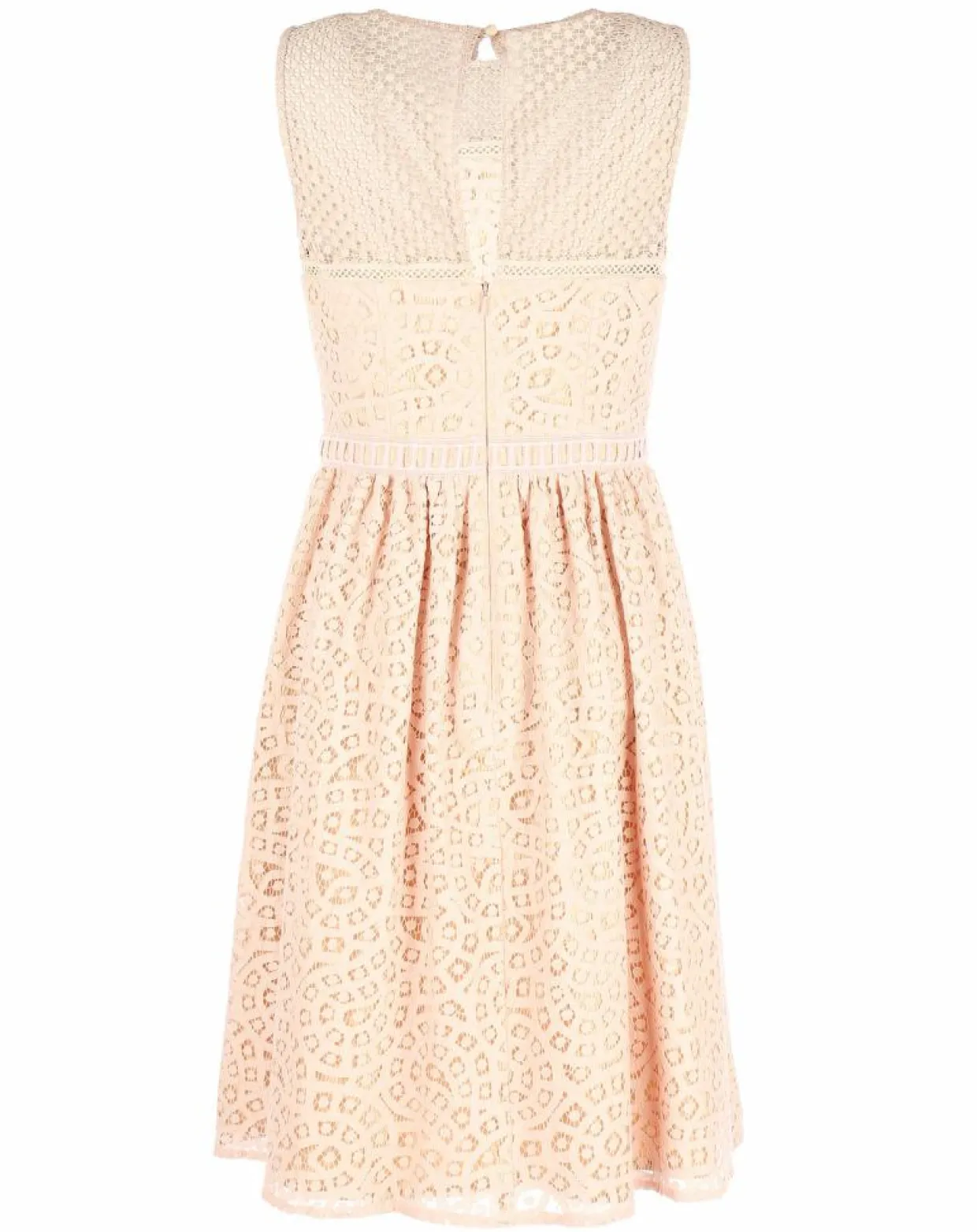Robe Dico patineuse texturée rose-Derhy Best