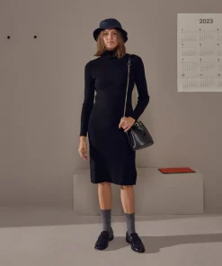 Femme Rodier Robes^Robe Dinah moulante boutons noir