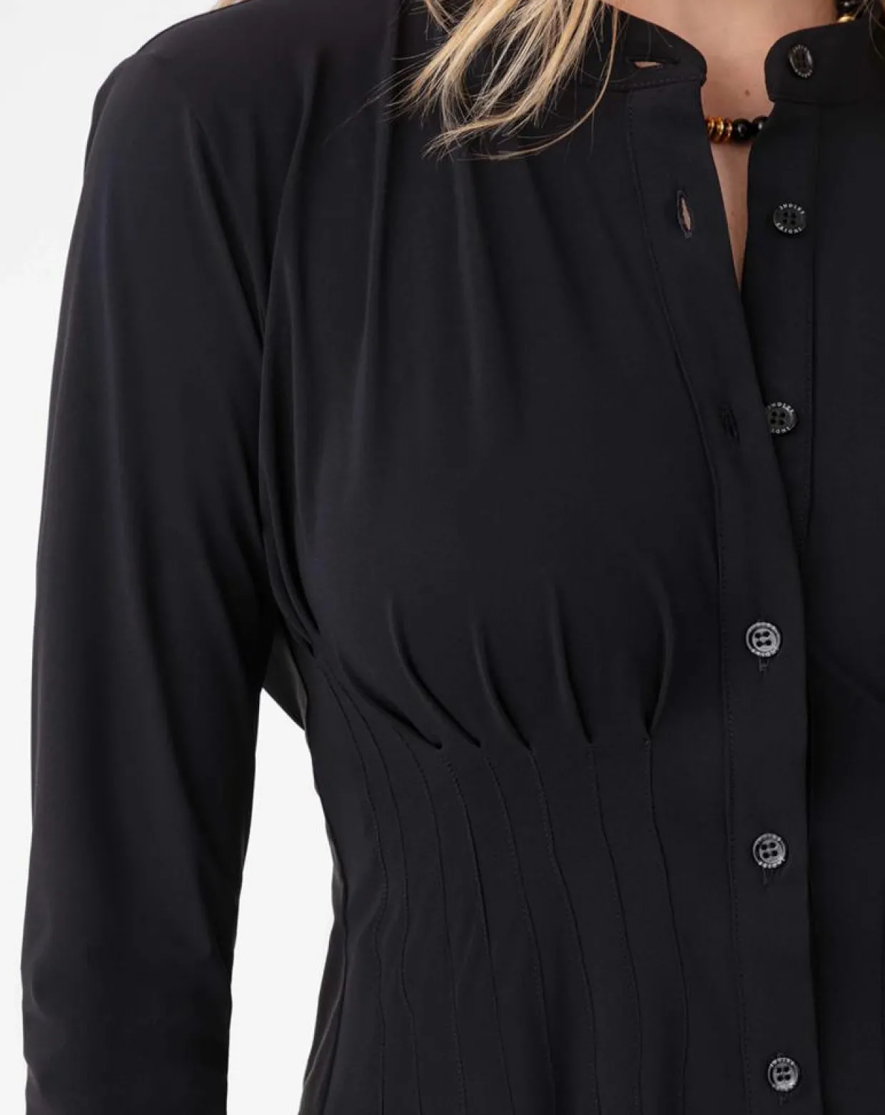 Robe Eliane noire-Indies Outlet
