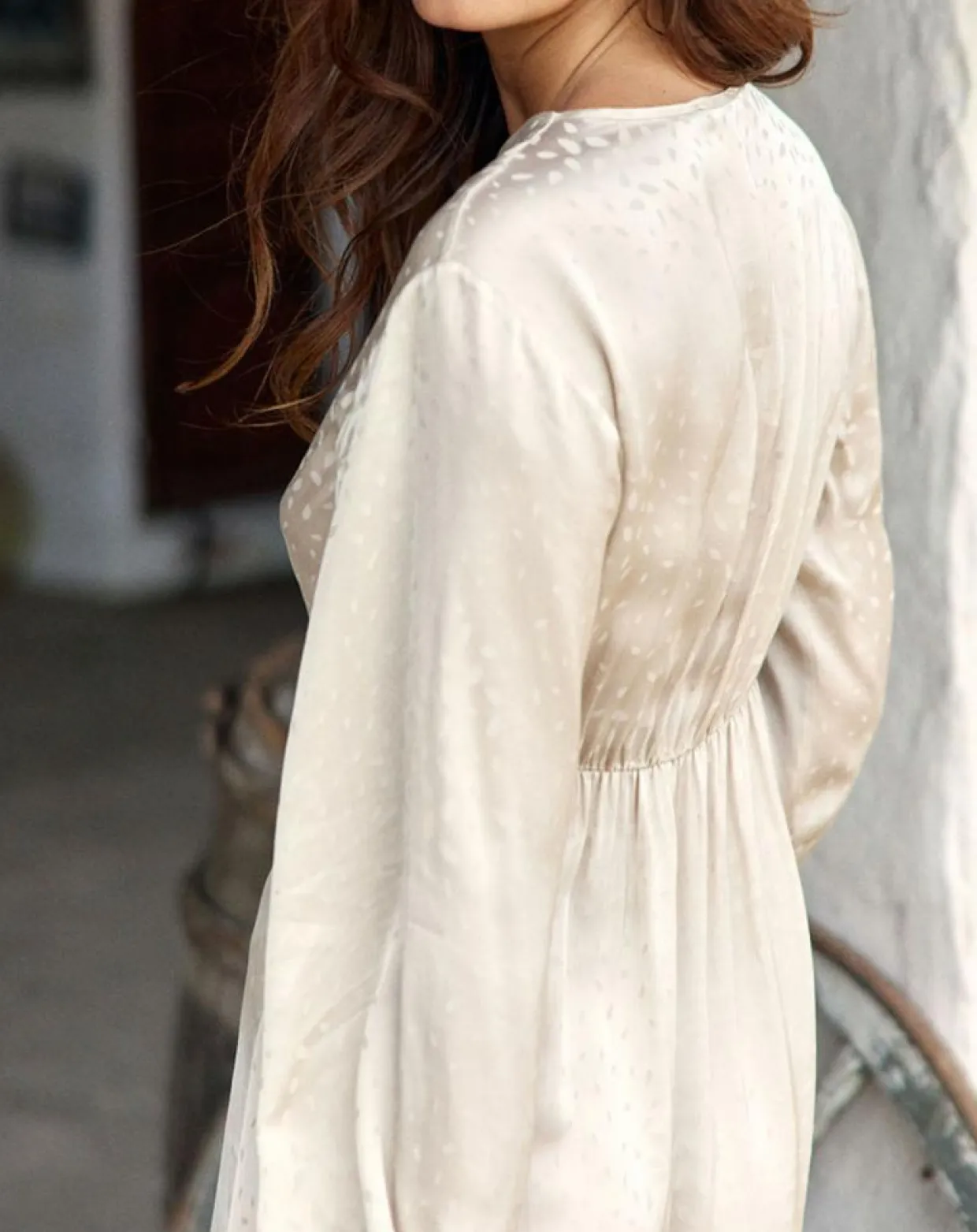 Femme Lauren Vidal Robes^Robe Eliza crème