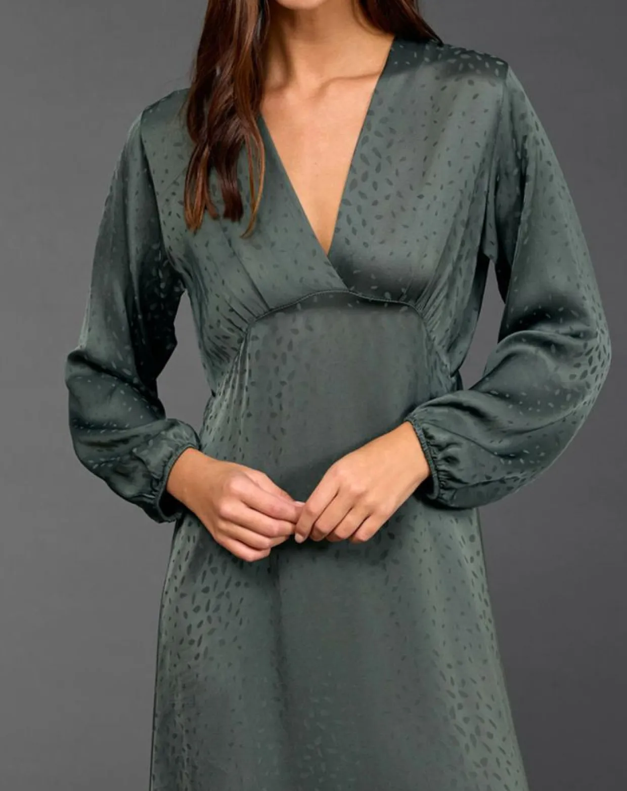 Femme Lauren Vidal Robes^Robe Eliza verte