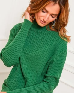 Robe Emma vert e-Fleur de cachemire Outlet