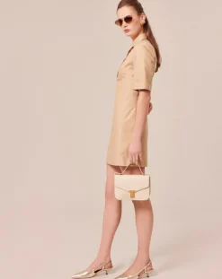 Robe en coton beige-Tara Jarmon Outlet