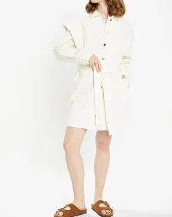 Femme Galeries Lafayette Robes^Robe en Denim Patti écrue