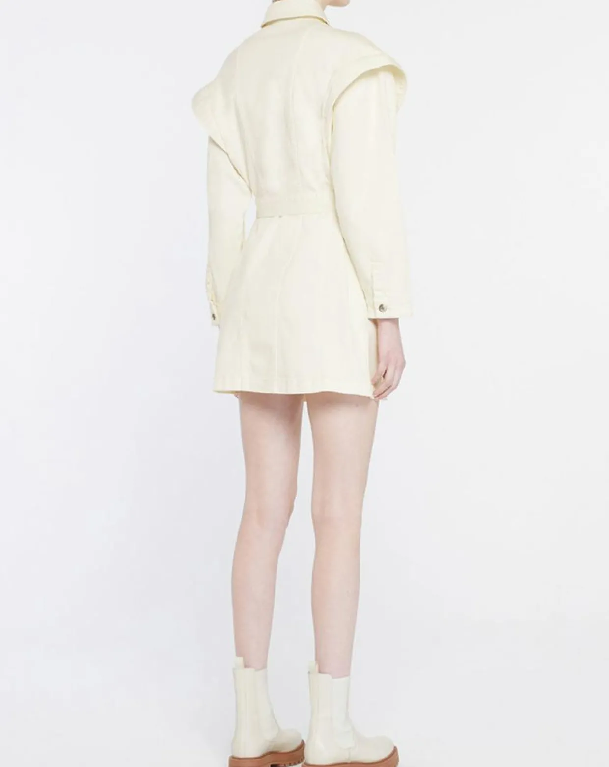 Femme Galeries Lafayette Robes^Robe en Denim Patti écrue