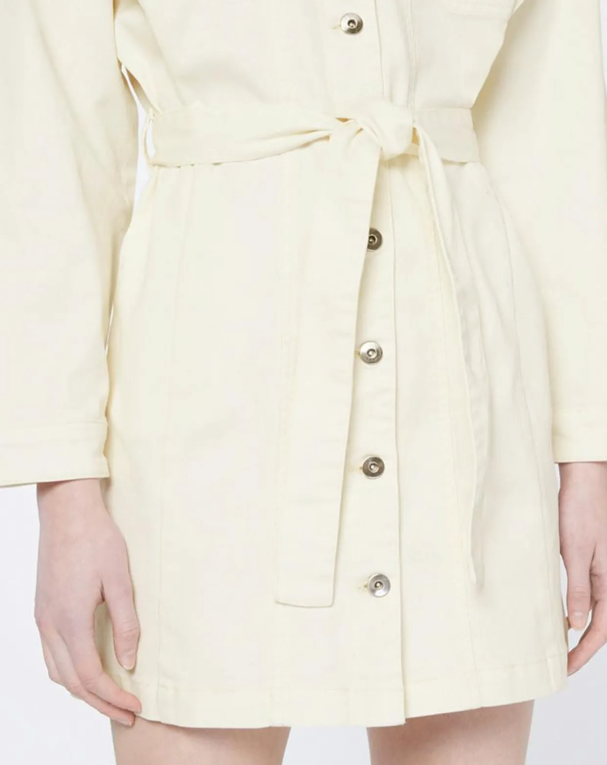 Femme Galeries Lafayette Robes^Robe en Denim Patti écrue