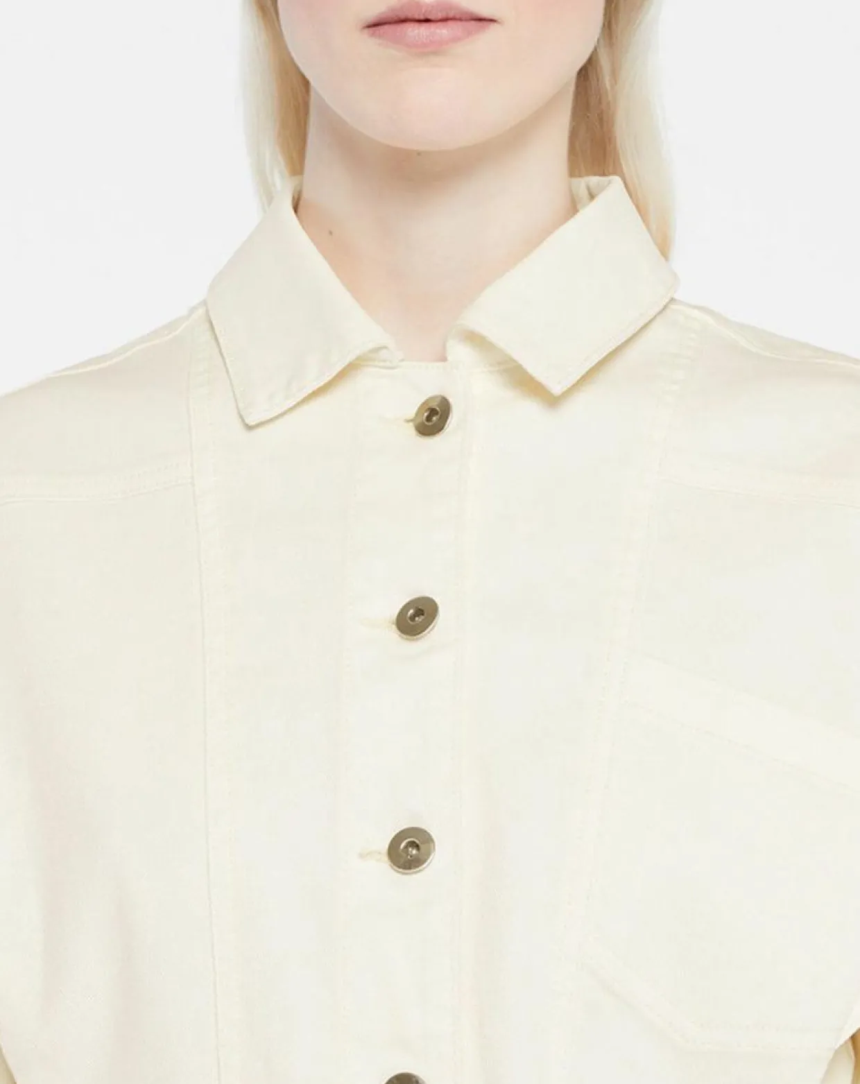 Femme Galeries Lafayette Robes^Robe en Denim Patti écrue