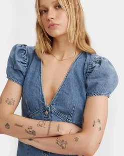 Robe en jean courte Erin 90's bleue-Levi's® Outlet