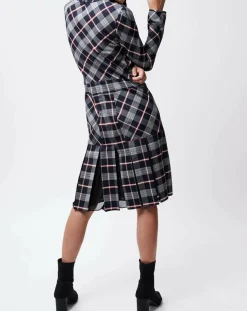 Robe en Laine & Soie Romy marine-John Galliano Online