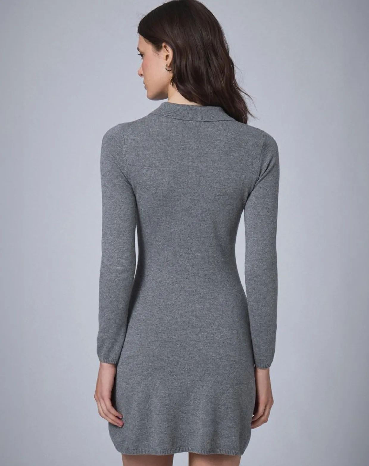 Femme Manoush Robes^Robe en Laine mélangée BCBG grise