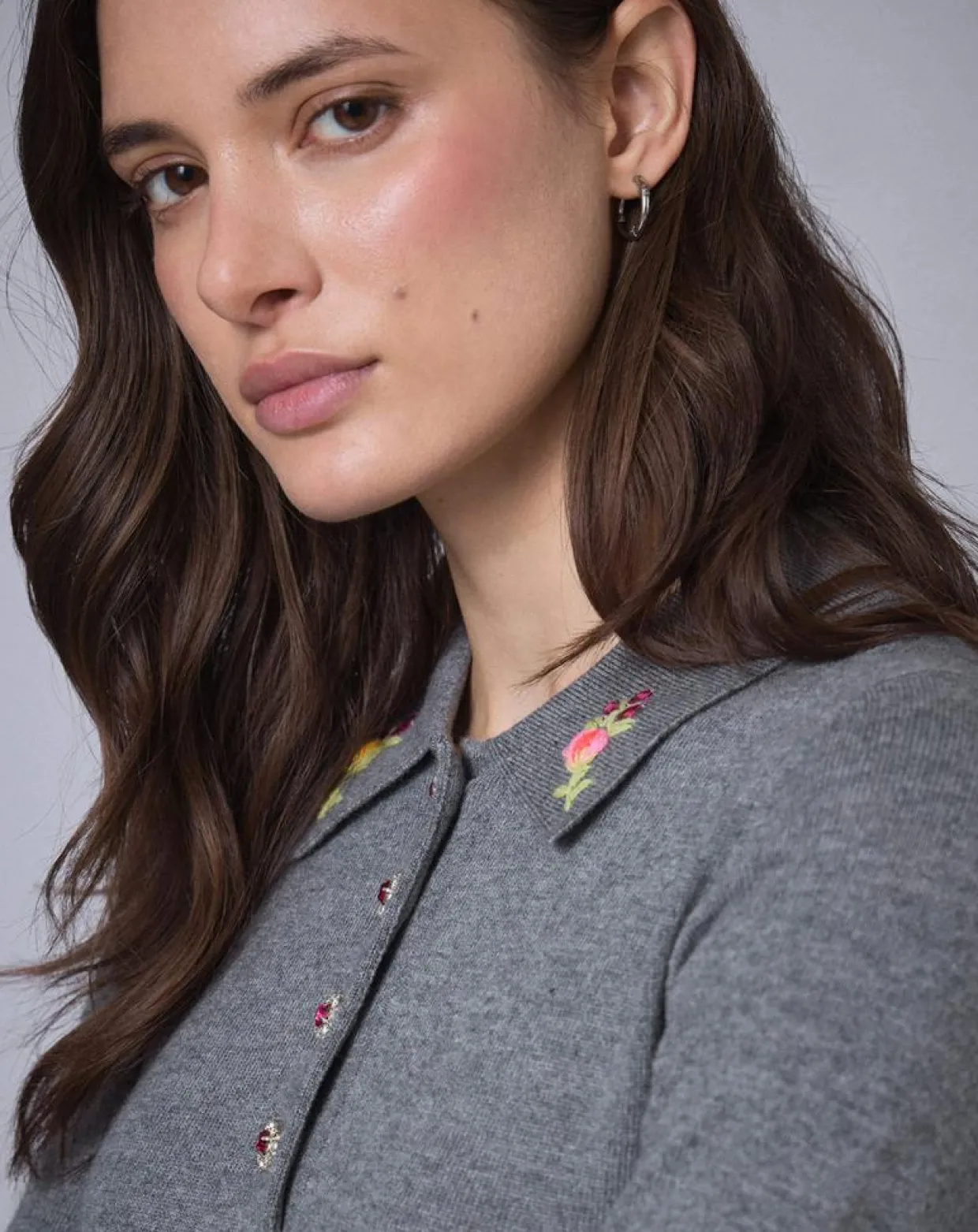 Femme Manoush Robes^Robe en Laine mélangée BCBG grise