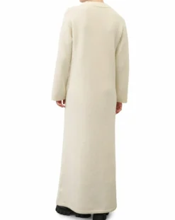 Robe en Laine mélangée maxi longue écru-Marc O'Polo Clearance