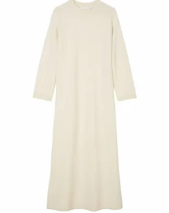 Robe en Laine mélangée maxi longue écru-Marc O'Polo Clearance