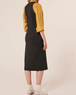 Robe en Laine mélangée Rollande gris anthracite-Tara Jarmon Online
