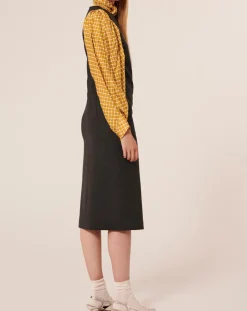 Robe en Laine mélangée Rollande gris anthracite-Tara Jarmon Online