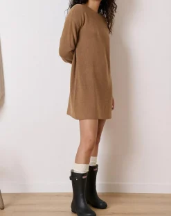 Robe en Laine mélangée Tiphaine mocha-Garance Paris