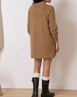 Robe en Laine mélangée Tiphaine mocha-Garance Paris