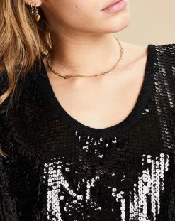 Robe en Laine mélangée Viva noire-Belair