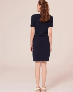 Robe en maille fantaisie nocturne-Tara Jarmon New