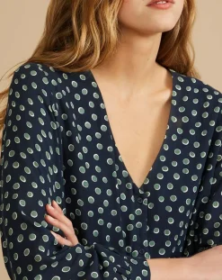 Femme Harris Wilson Robes^Robe en Twill Ema thym