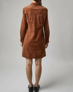 Robe en Velours côtelé marron-Marc O'Polo New