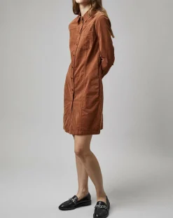 Robe en Velours côtelé marron-Marc O'Polo New