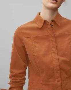 Robe en Velours Milleraies marron-Marc O'Polo Best