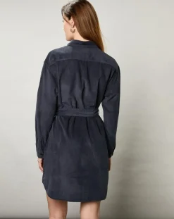 Robe en Velours Milleraies Revol minuit-Hartford Best