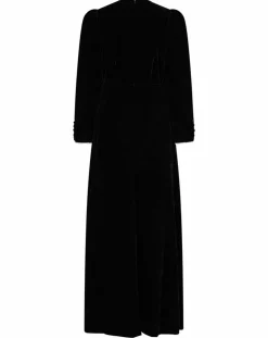Robe en Velours satiné Princesse noire-Manoush New