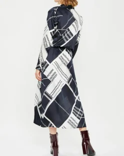 Femme Marc O'Polo Robes^Robe en Viscose & Soie imprimée multicolore