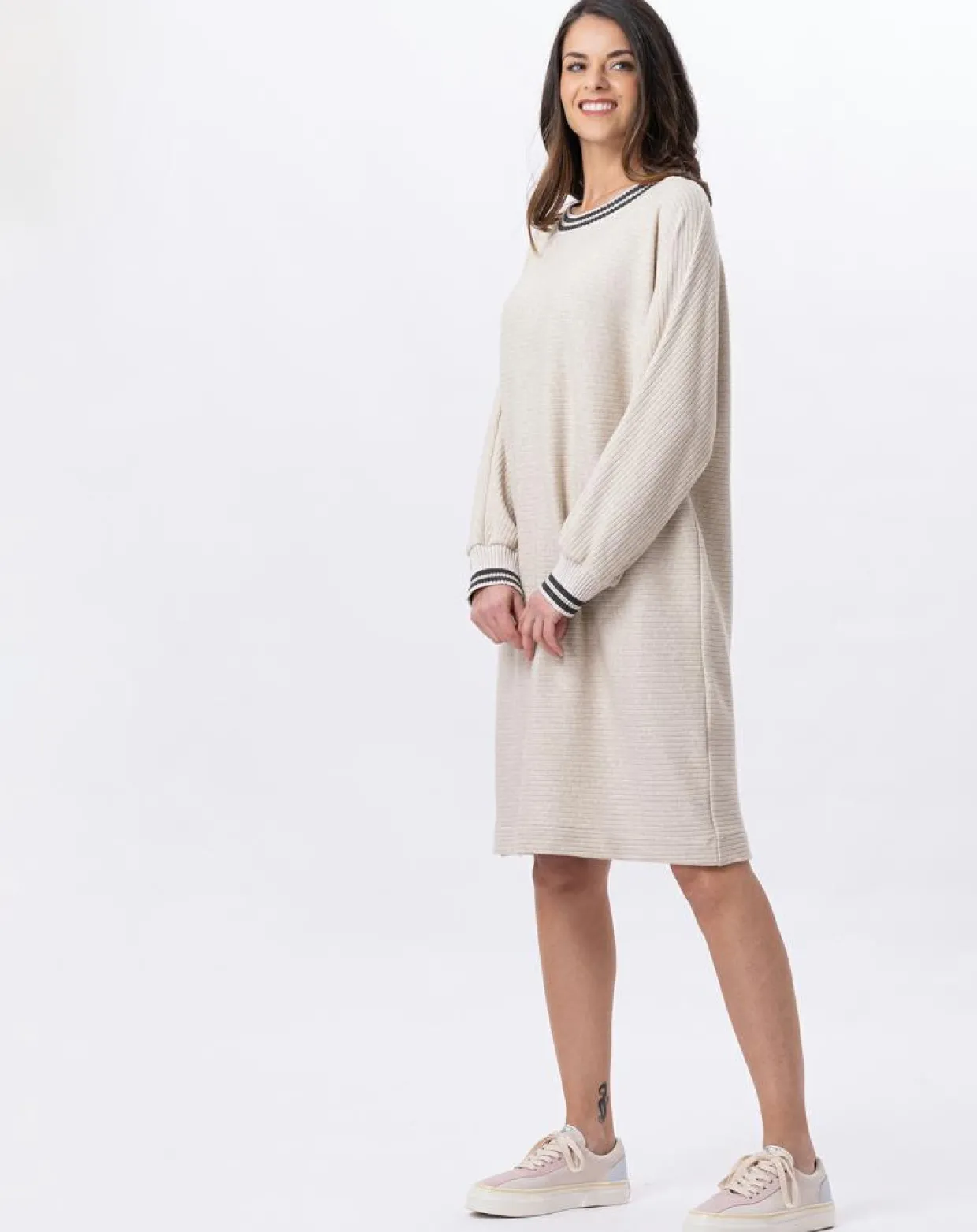Robe Esmée beige-Le Chat Clearance