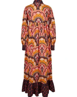 Femme Manoush Robes^Robe Fall Winter Mix imprimée rose/multicolore