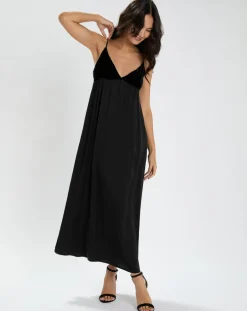 Robe Fizz noire-Lauren Vidal Outlet